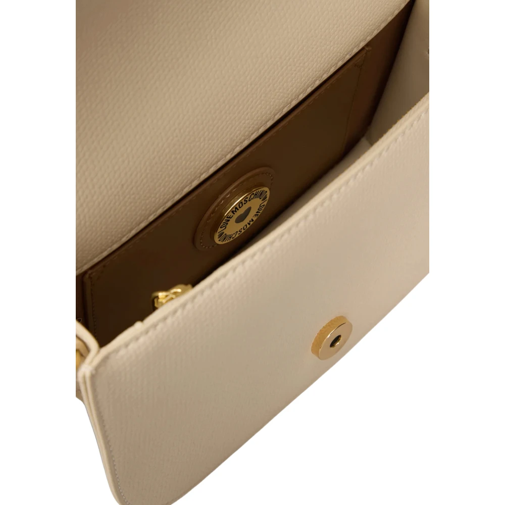 Love Moschino Stijlvolle avorio handtas White Dames