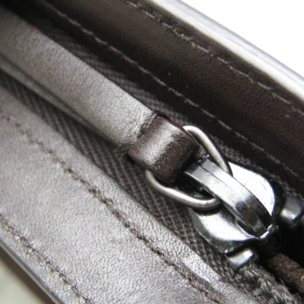 Gucci Vintage Pre-owned Leather gucci-bags Brown Dames