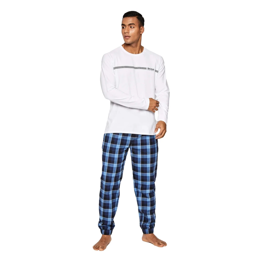 Hugo Boss Dynamisk Lång Pyjamas Multicolor, Herr