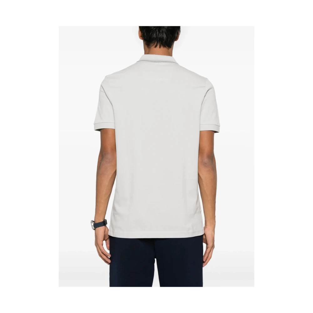 Hugo Boss Grijze Sweater met Korte Mouwen Gray Heren