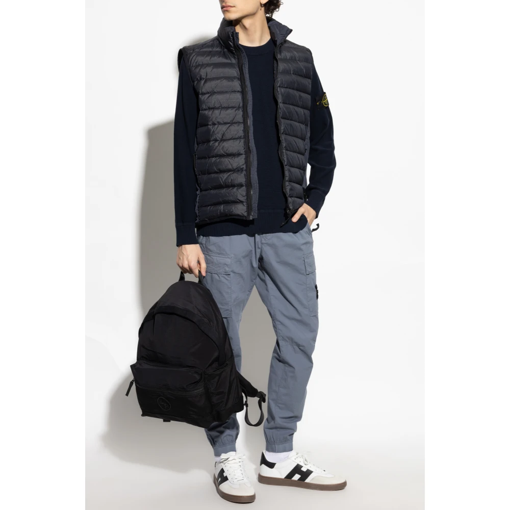 Stone Island Trui met logo Blue Heren