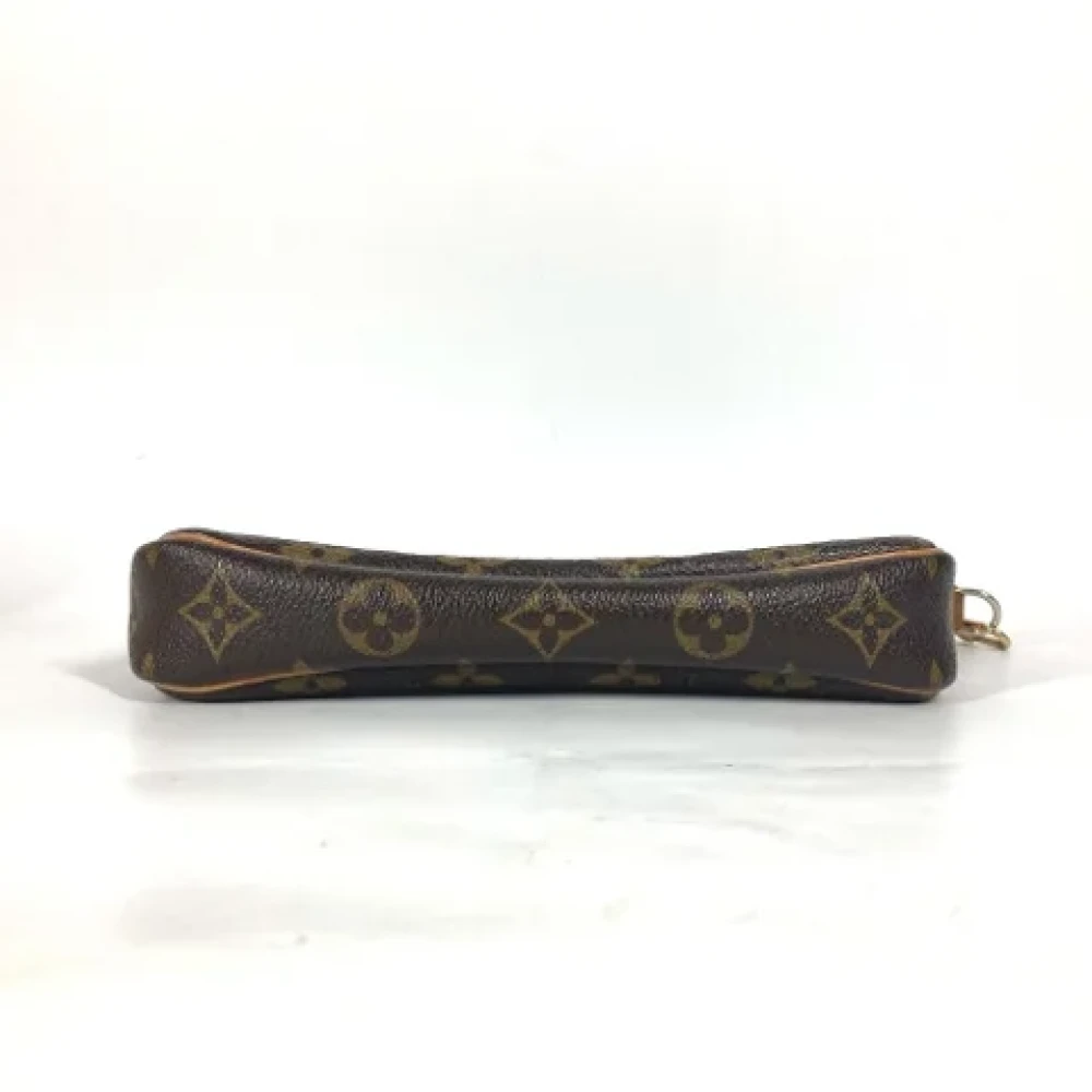 Louis Vuitton Vintage Pre-owned Canvas clutches Brown Dames