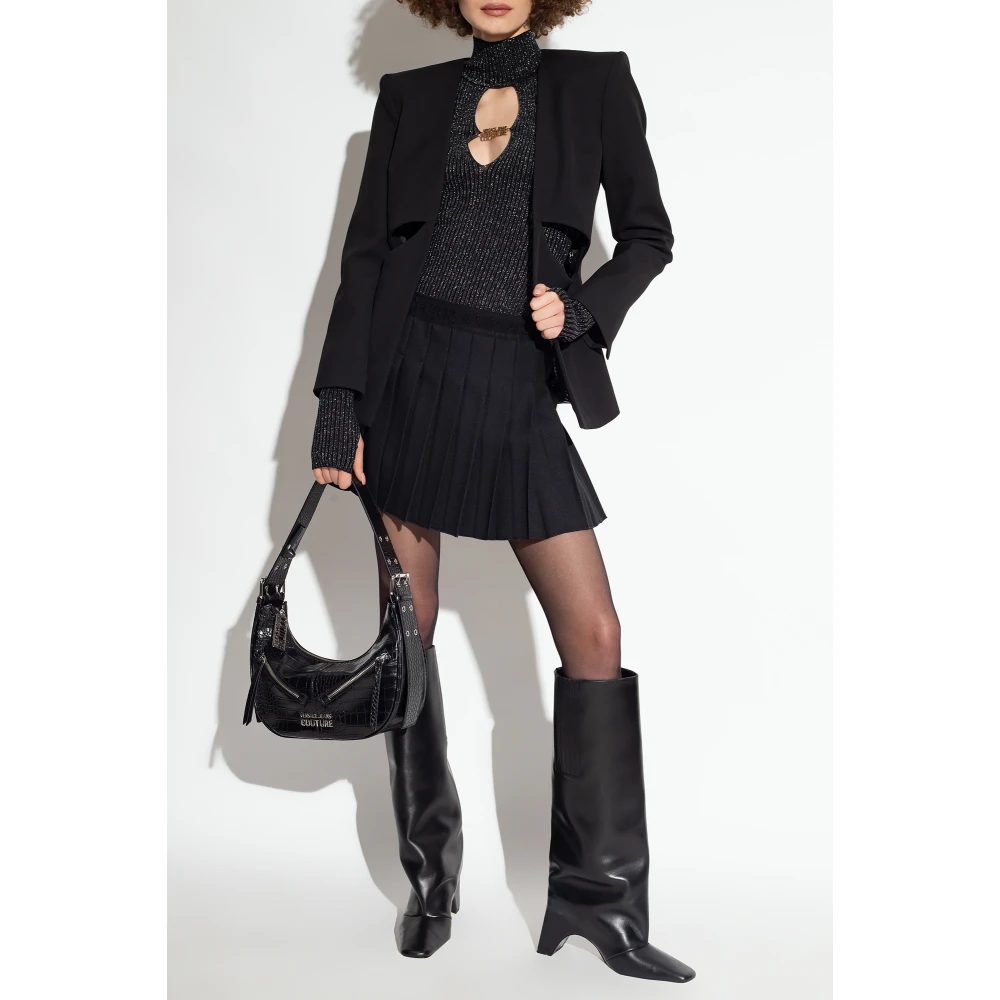 Versace Jeans Couture Geplooide rok Black Dames