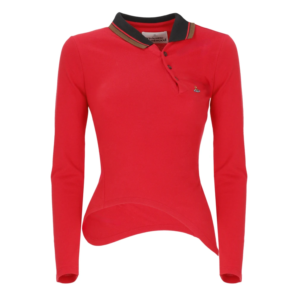 Vivienne Westwood Glory Polo Shirt - Female - Polo Shirts - Red - Xs - Tops