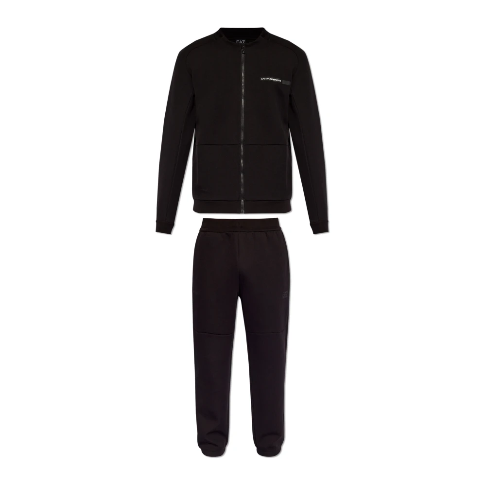 Emporio Armani EA7 Sweatshirt & sweatpants set Black, Herr