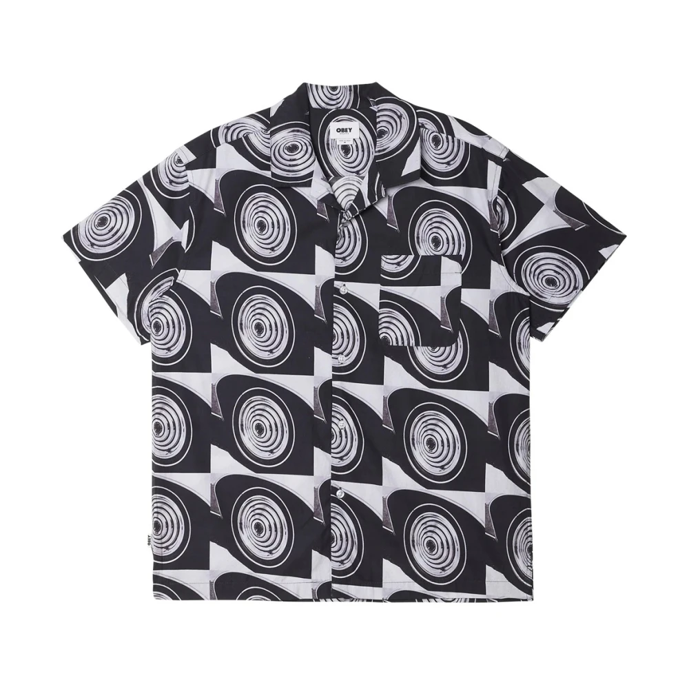 Obey Rode All Over Print Shirt Multicolor Heren