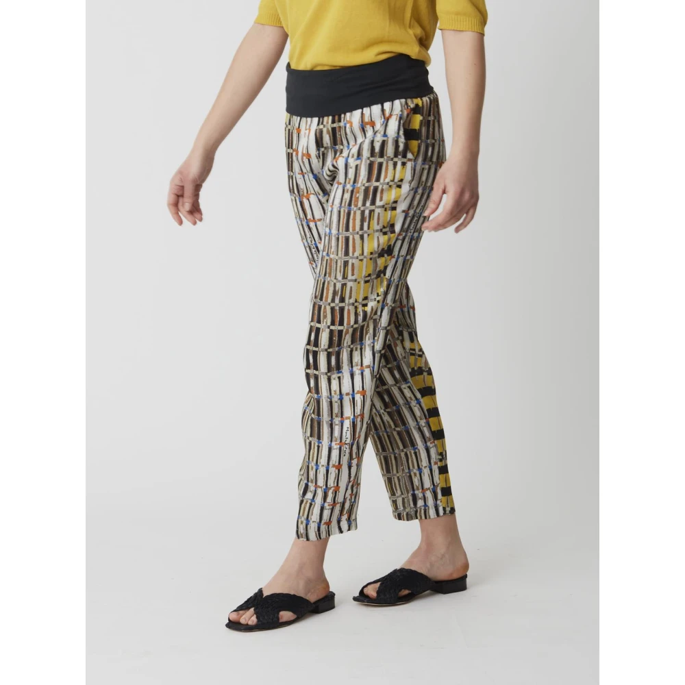 Manila Grace Baschina Broek White Dames