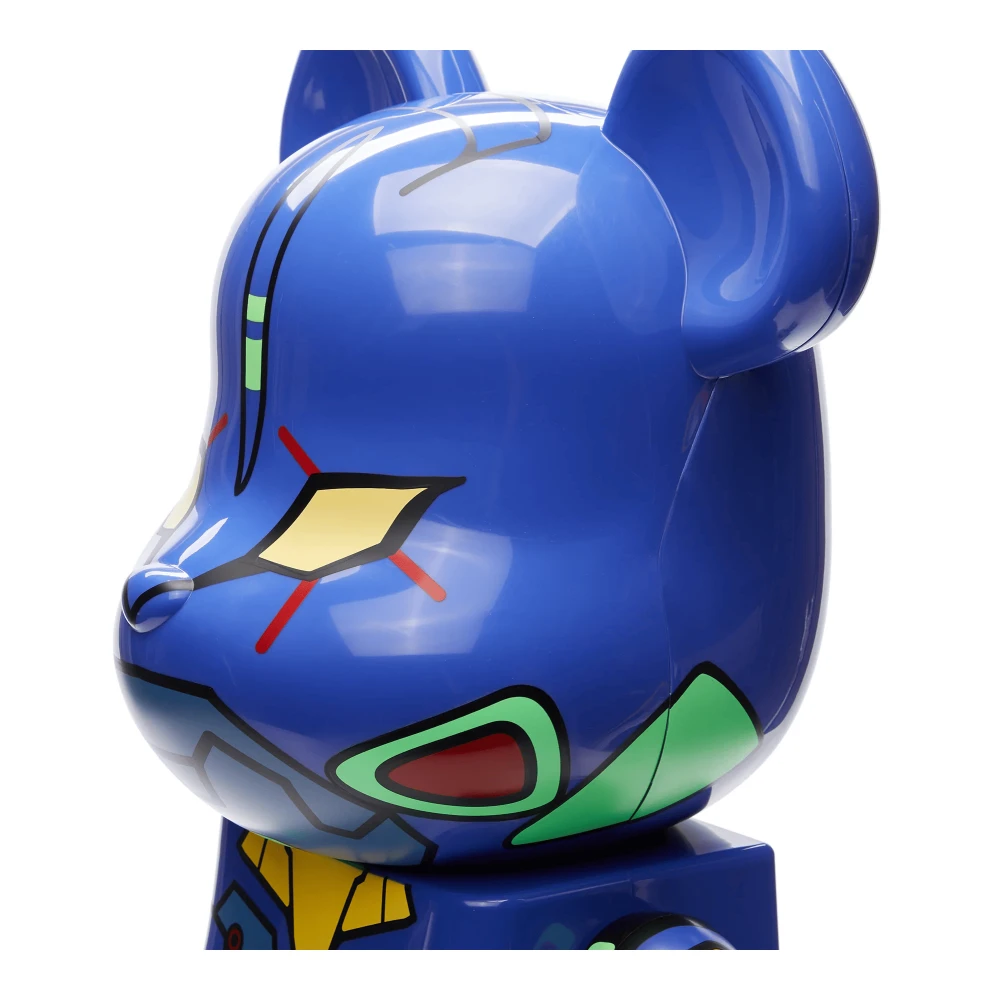Medicom Toy Evangelion Eva 01 Bearbrick Figuur Blue Heren