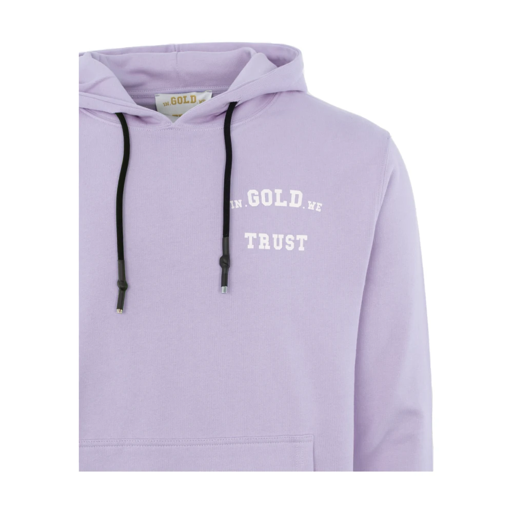 In Gold We Trust The Notorious Lavender Heren Stijlvol T-shirt Purple Heren