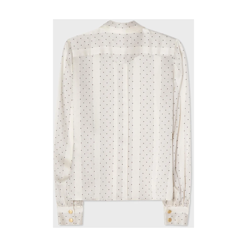Busnel Anita Bedrukte Blouse Beige Dames