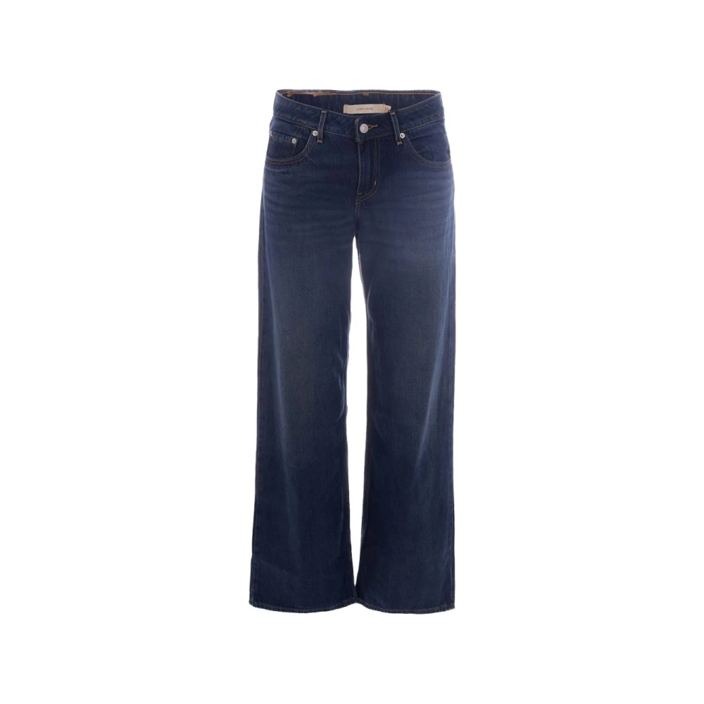 Levi's Kvinno Blå Jeans Dam, W28, Bomull, Low Loose Jeans