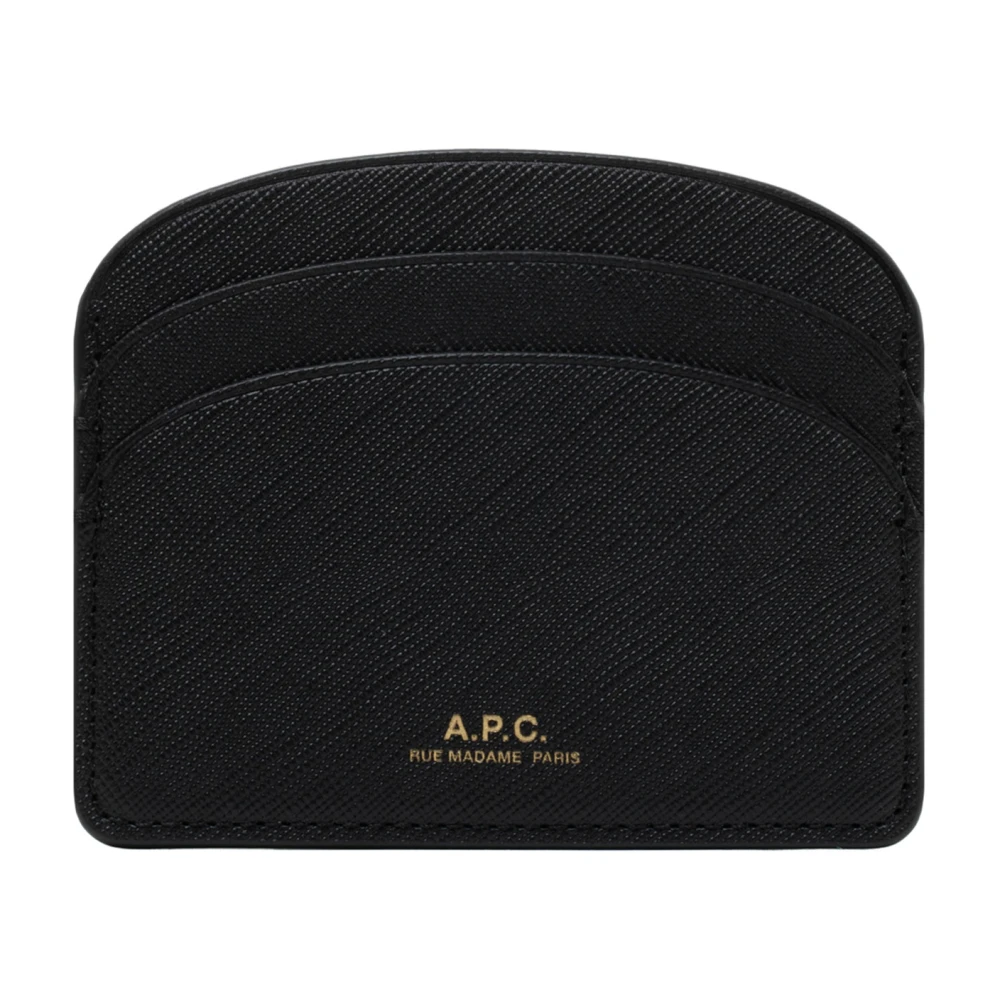 A.p.c. Svart Demi-Lune Cardholder