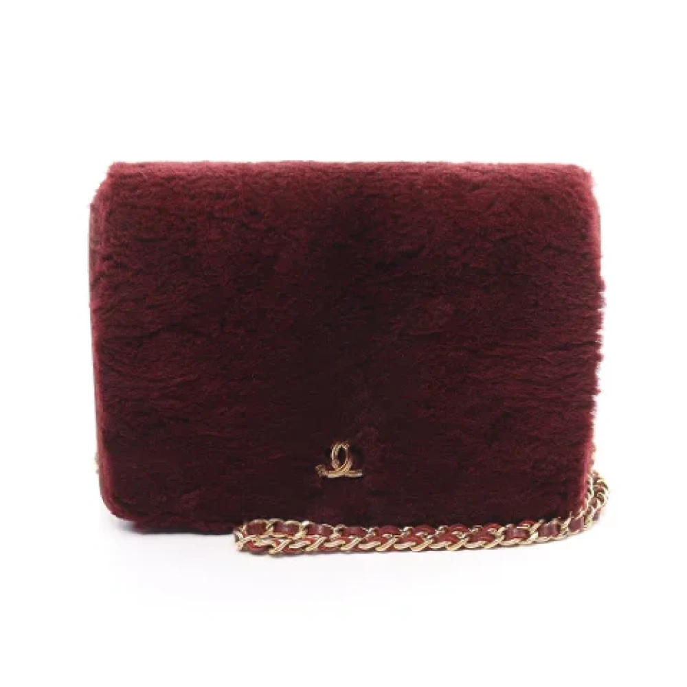 Chanel Vintage Pre-owned Fur chanel-bags Red Dames