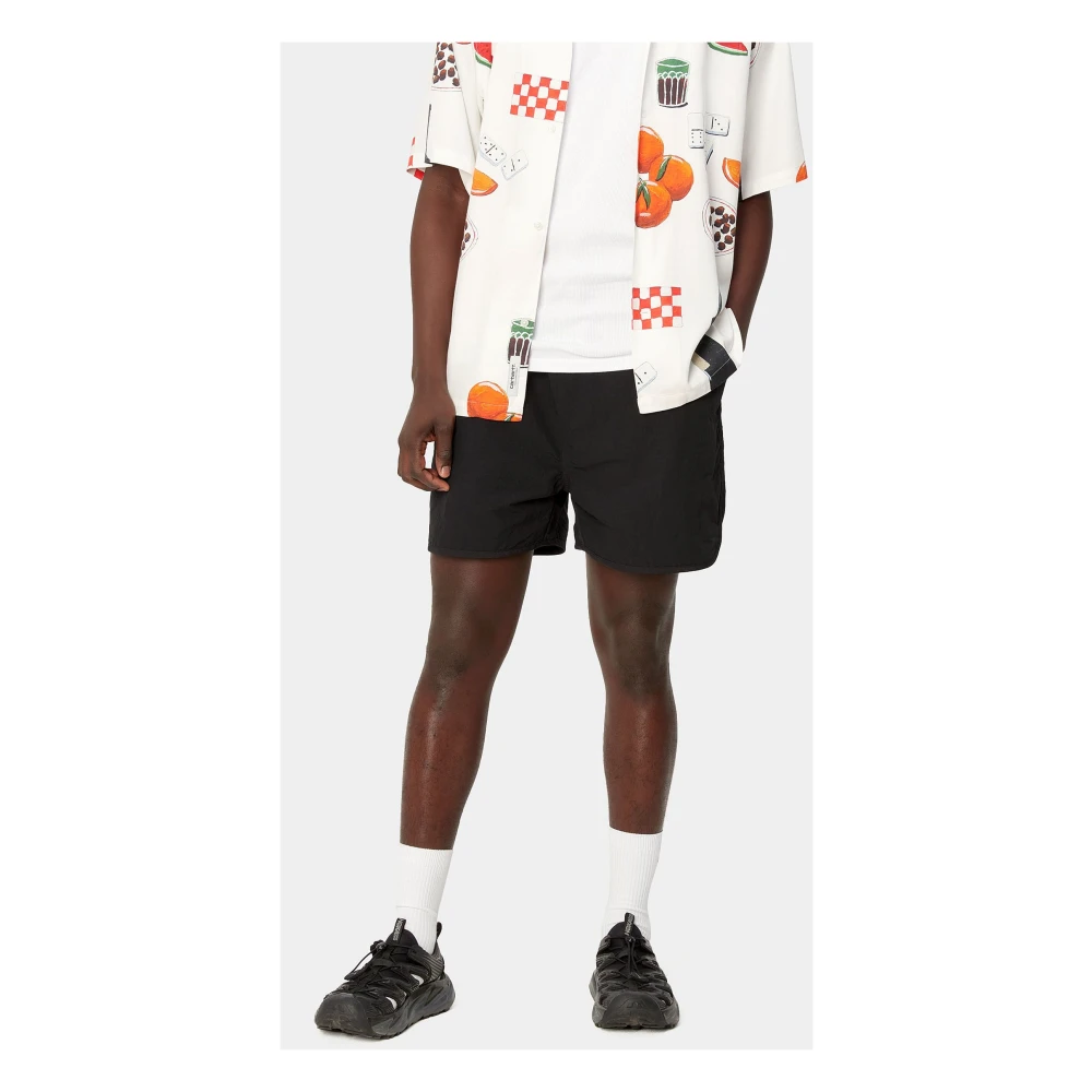 Carhartt WIP Zwarte Shorts voor Stedelijke Stijl Black Heren
