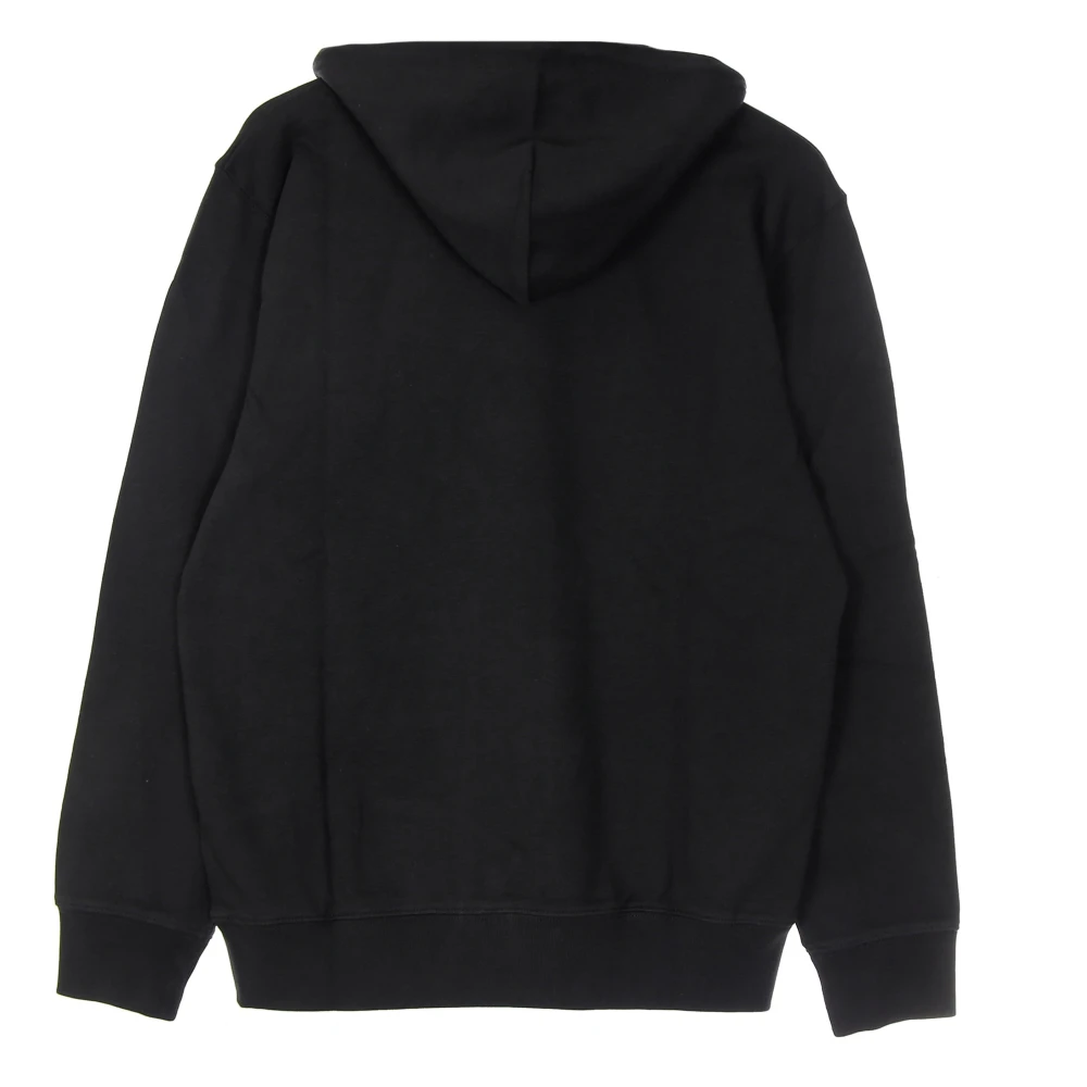 Carhartt WIP Zwart Wit Lichtgewicht Hoodie Black Heren