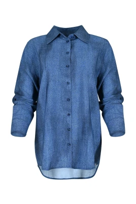 Vintage Blue Lenna Blus