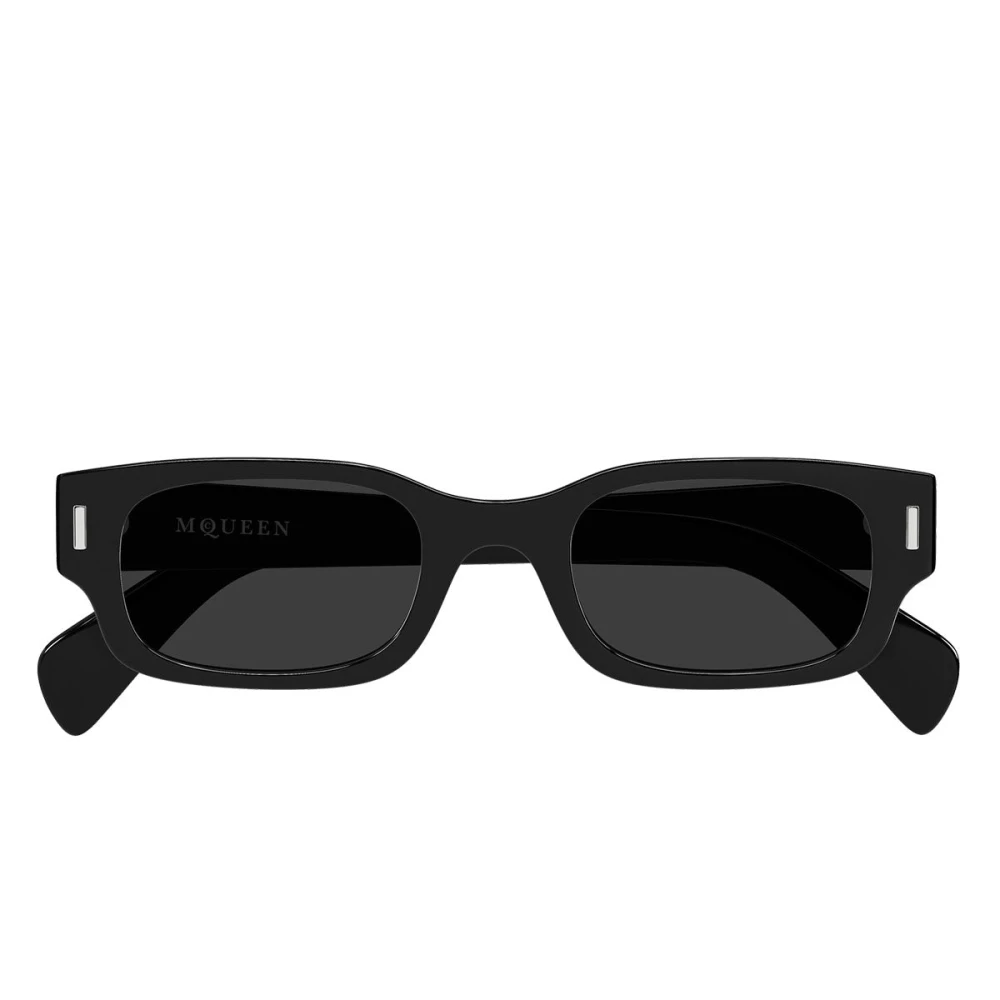 Alexander Mcqueen Unisex Black Am0548s Sunglasses - Sunglasses - 52 Mm - Accessories