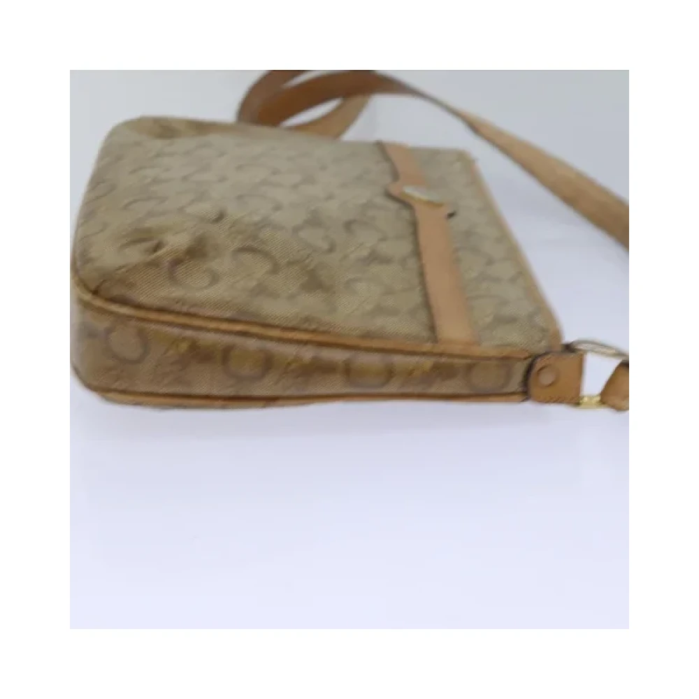 Celine Vintage Pre-owned Leather celine-bags Beige Dames