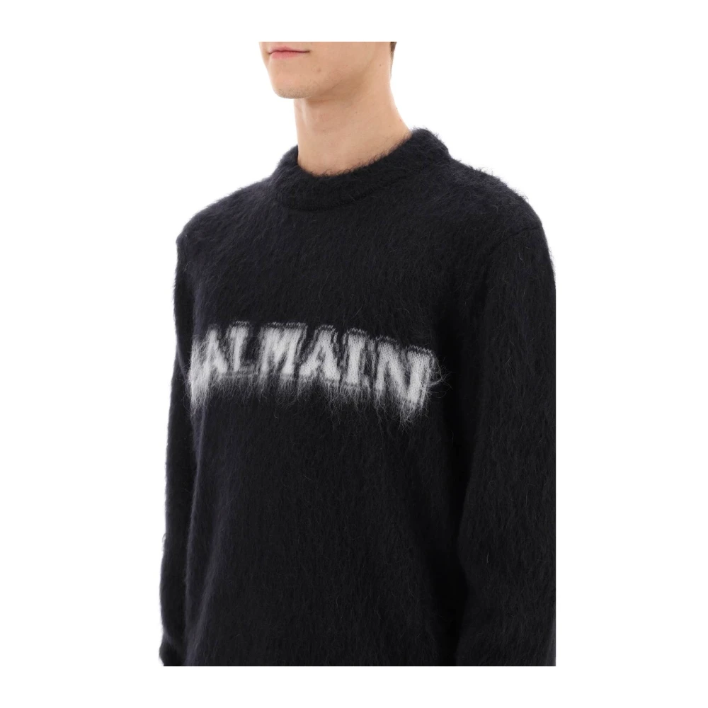 Balmain Sweatshirts Black Heren