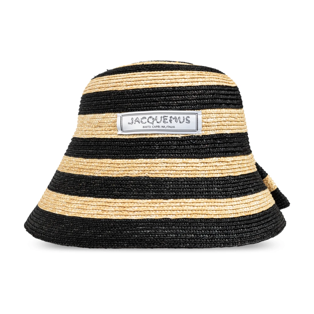 Jacquemus Hoed met logo Beige Unisex