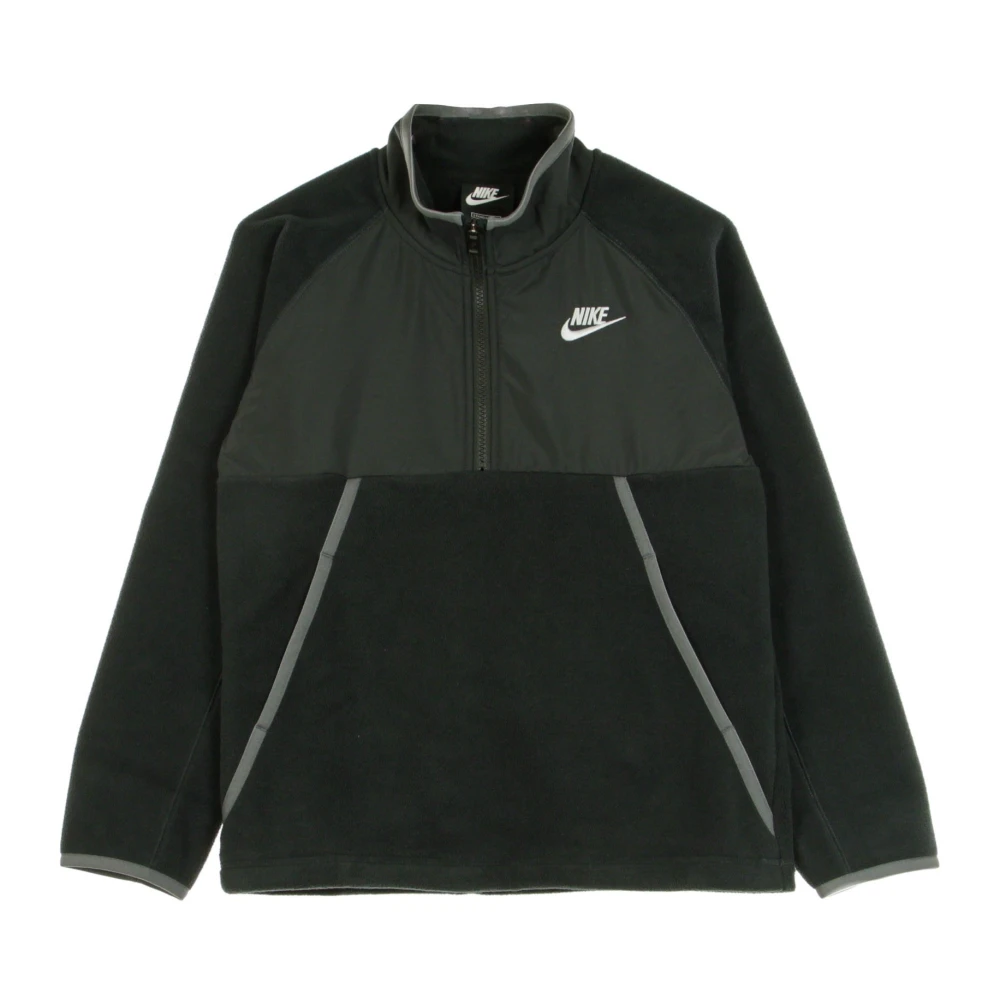 Nike Winterized hoge nek sweatshirt Black Heren