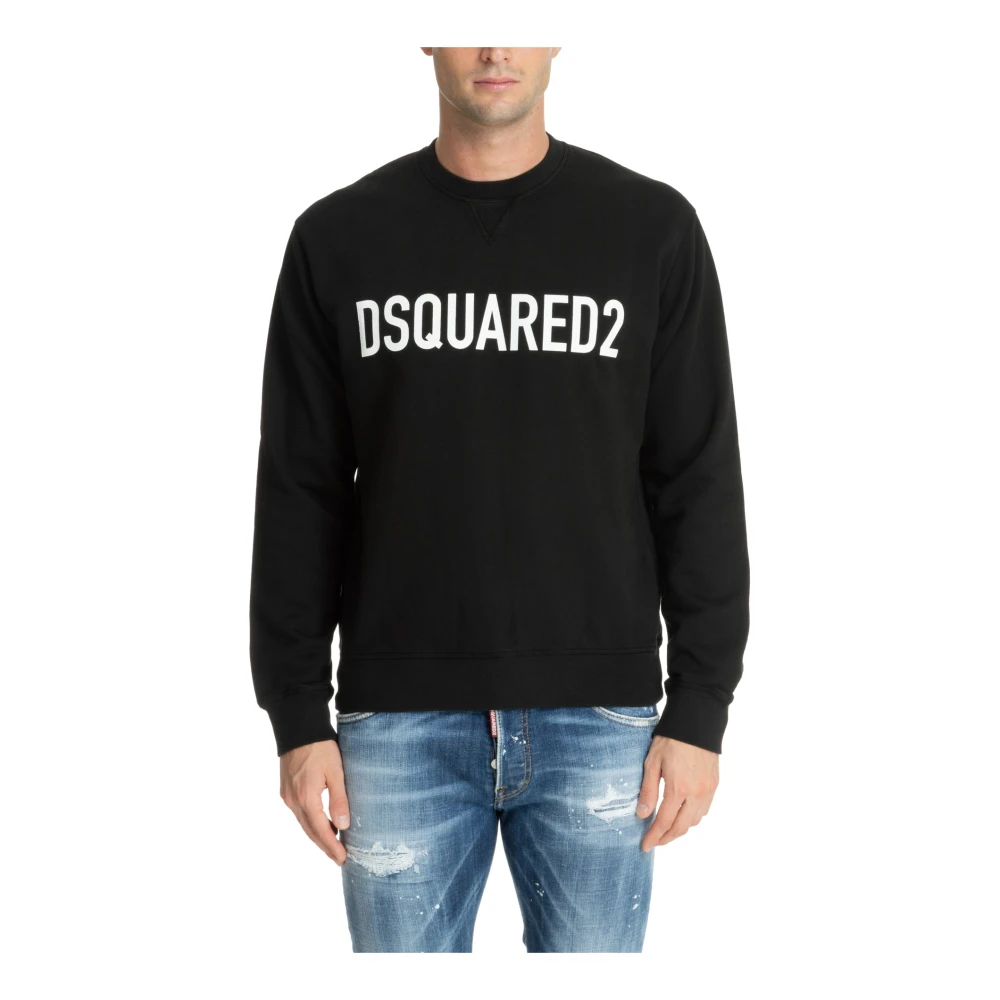 Dsquared2 Sweatshirt Black, Herr