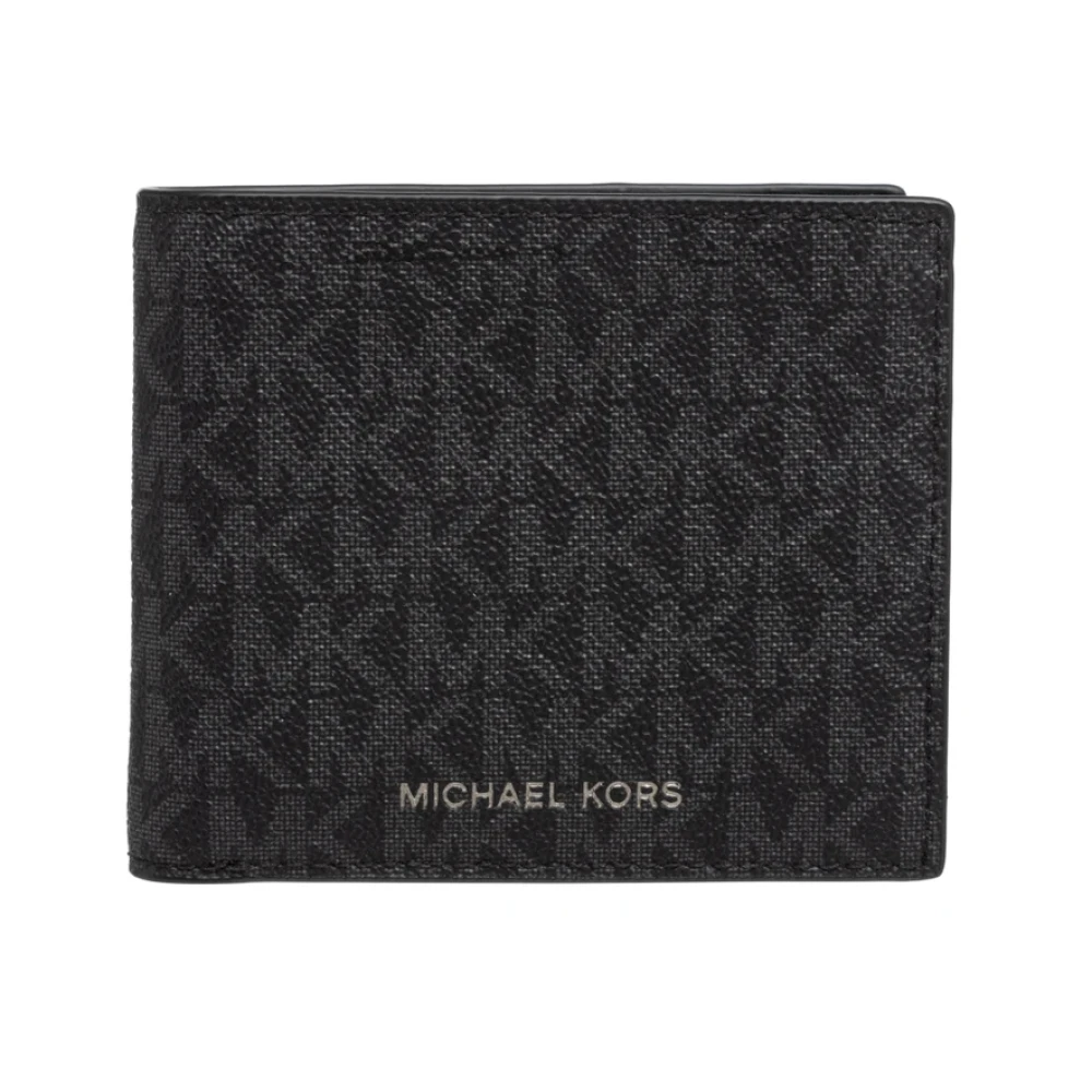 Michael Kors Zwarte Portemonnees voor Stijlvolle Look Black Heren