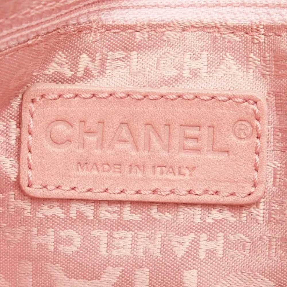 Chanel Vintage Pre-owned Leather totes Pink Dames