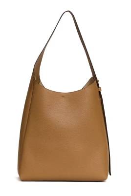 Beige Axelväska Snygg Design