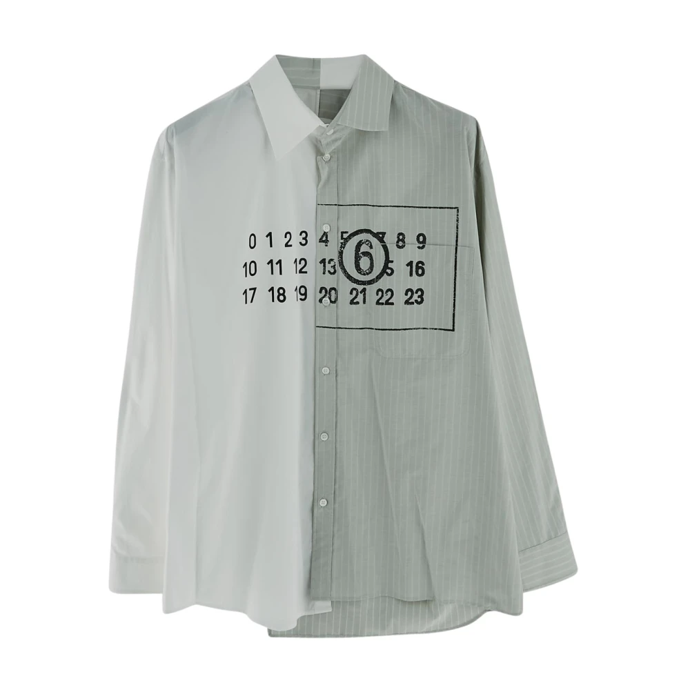 MM6 Maison Margiela Heren Overhemd Mode Multicolor Heren
