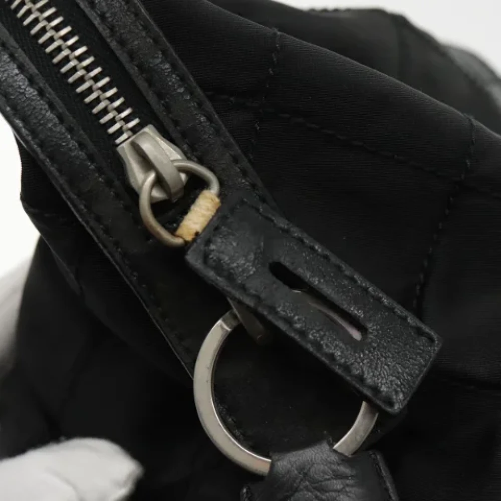 Prada Vintage Pre-owned Nylon prada-bags Black Dames
