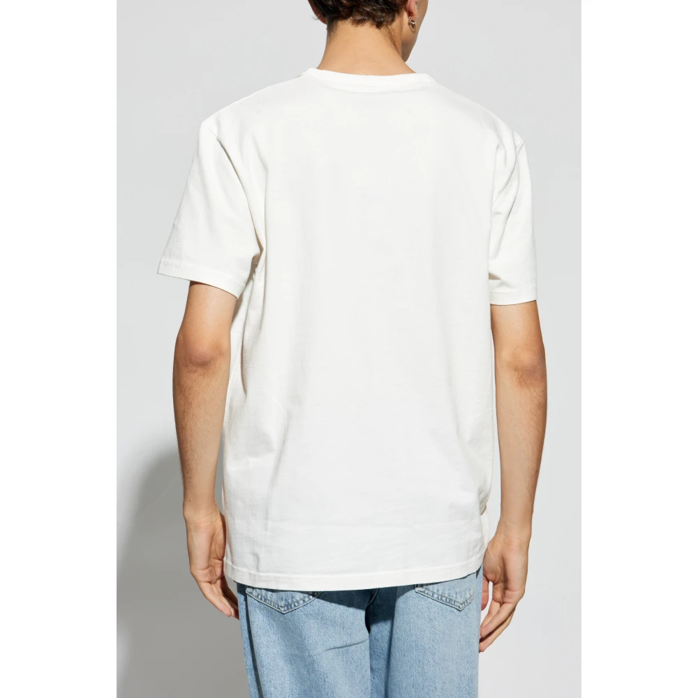 Woolrich T-shirt met print White Heren