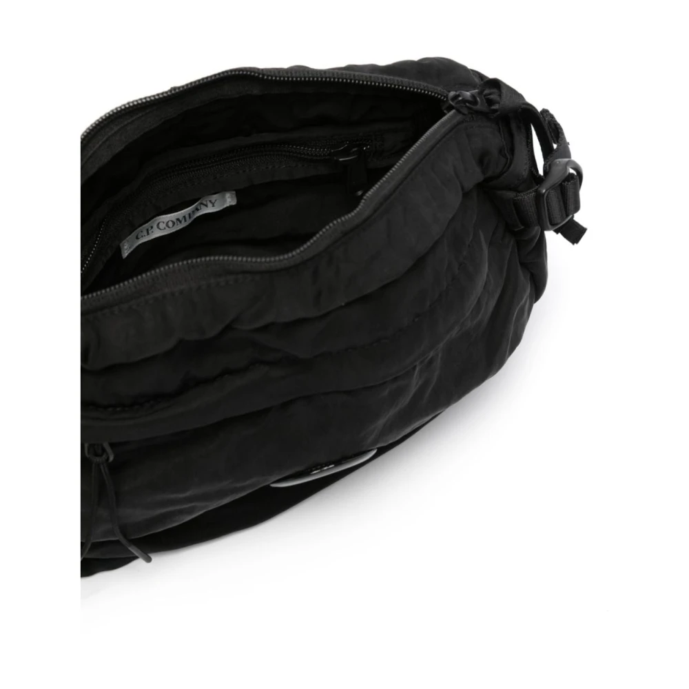 C.P. Company Zwarte Nylon Tas met Lens Detail Black Heren