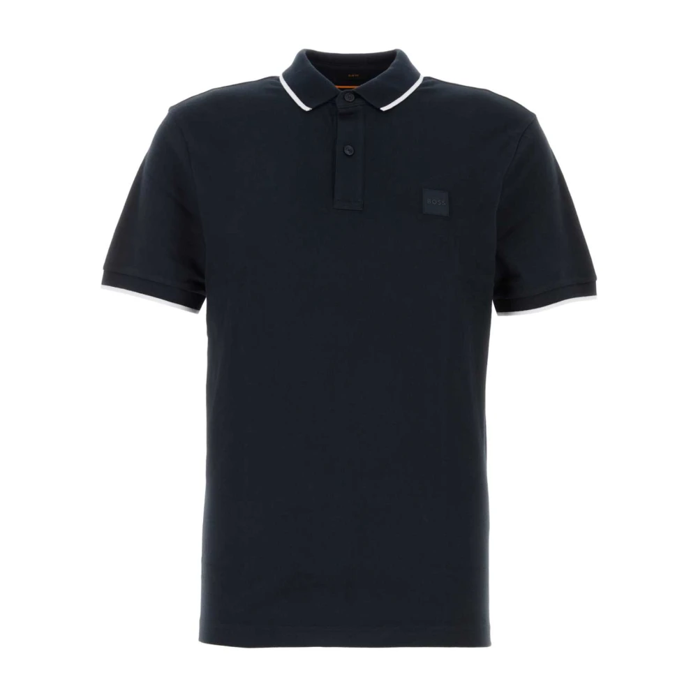 Boss Midnight Blue Polo Shirt Blue Heren