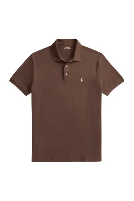 Custom Slim Fit Stretch Mesh Polo