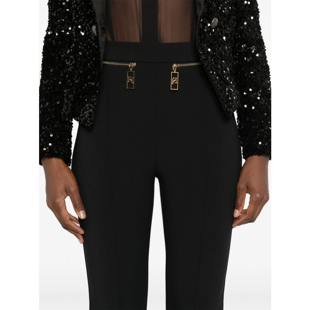 Elisabetta Franchi Nero Broek Aw24 Damesmode Black Dames