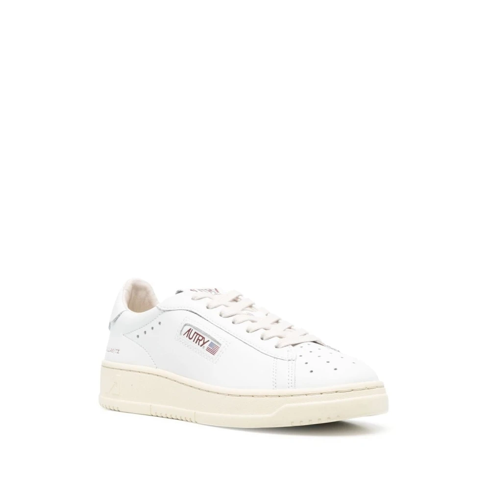 Autry Lage Leren Sneakers voor Vrouwen White Dames