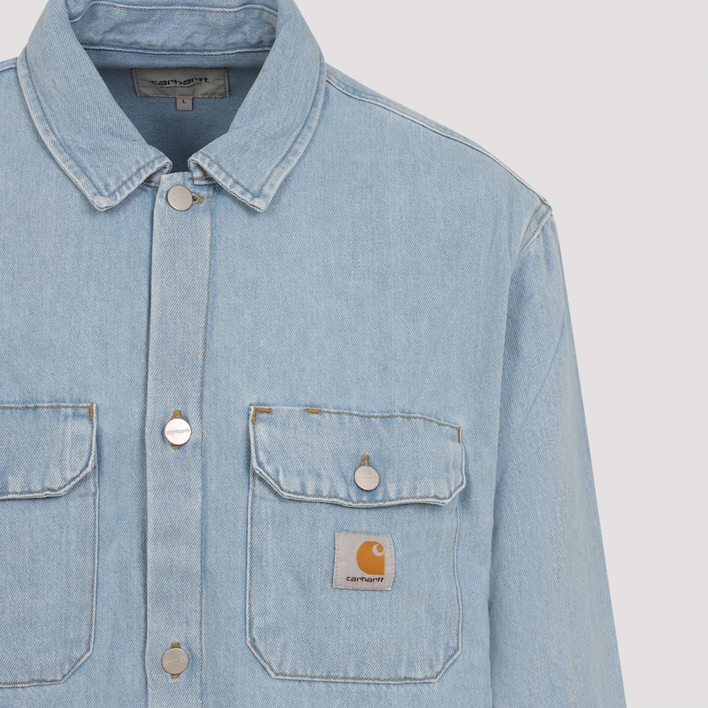 Carhartt WIP Blauwe Harvey Shirt Blue Heren