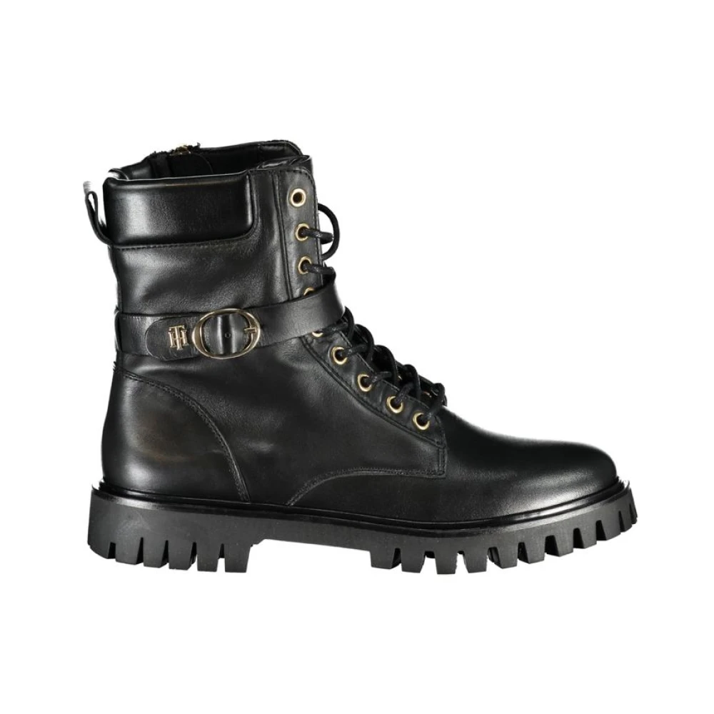 Tommy Hilfiger , Lace-Up Boots, Female, Black, 3 Uk, Lace-Up Boots - Image 3