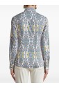chemise-boutonnee-multicolore-avec-details-de-pinces