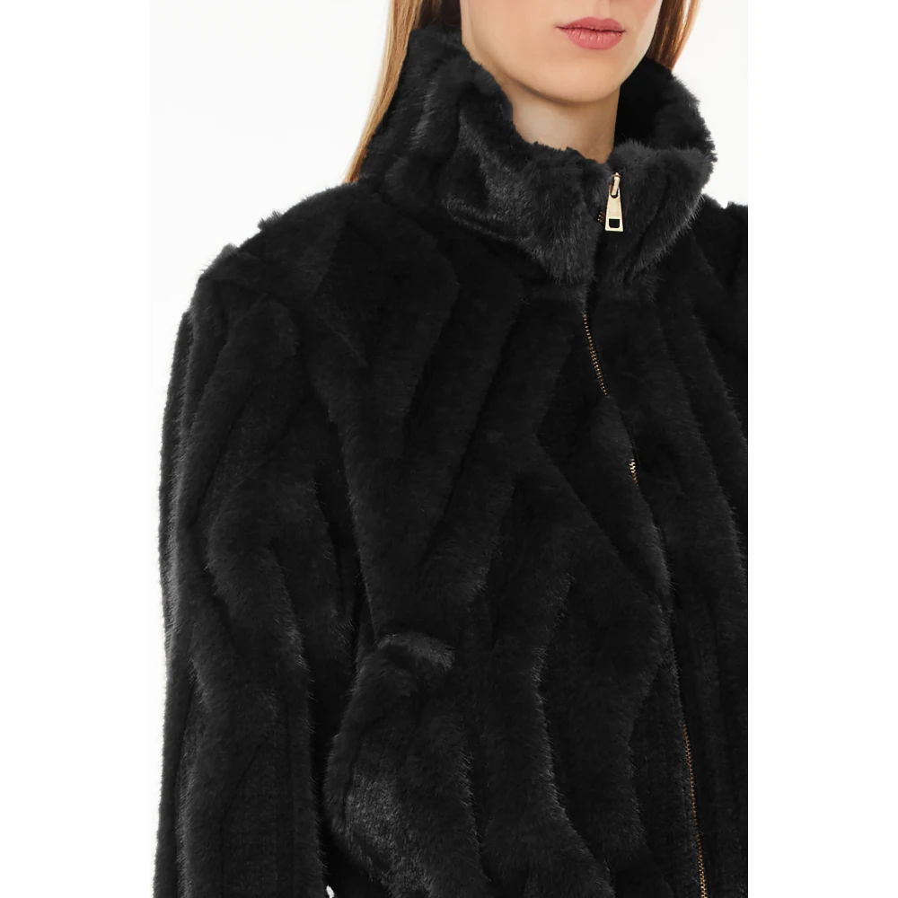 Liu Jo Warme Winterjas Black Dames