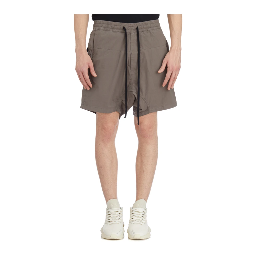 Thom Krom Lage Kruis Katoenen Bermuda Shorts Gray Heren