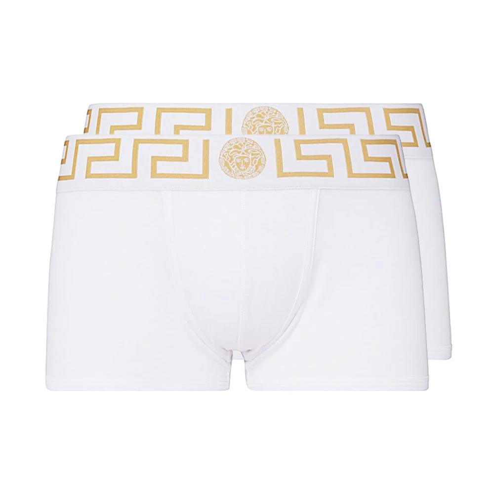 Versace Wit Katoenen Ondergoed Set White Heren