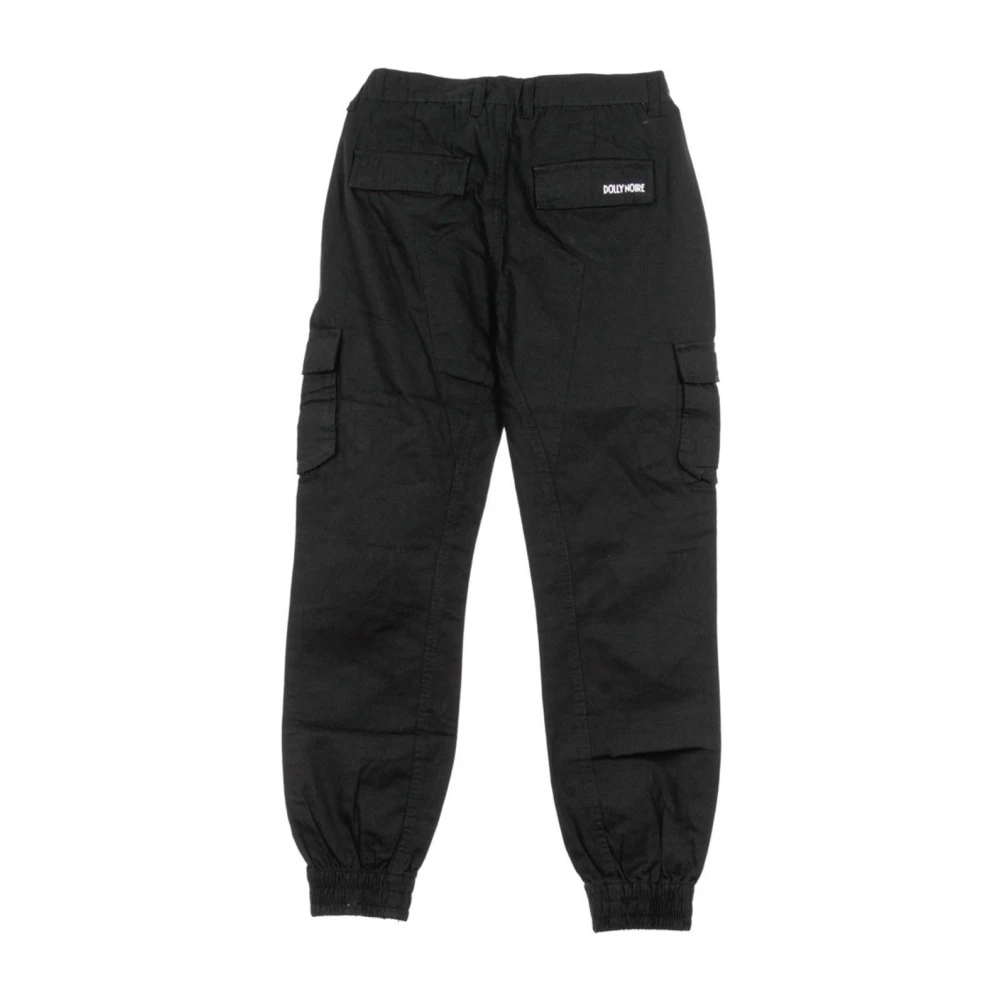 Dolly Noire Zwarte Ripstop Cargo Broek Black Heren