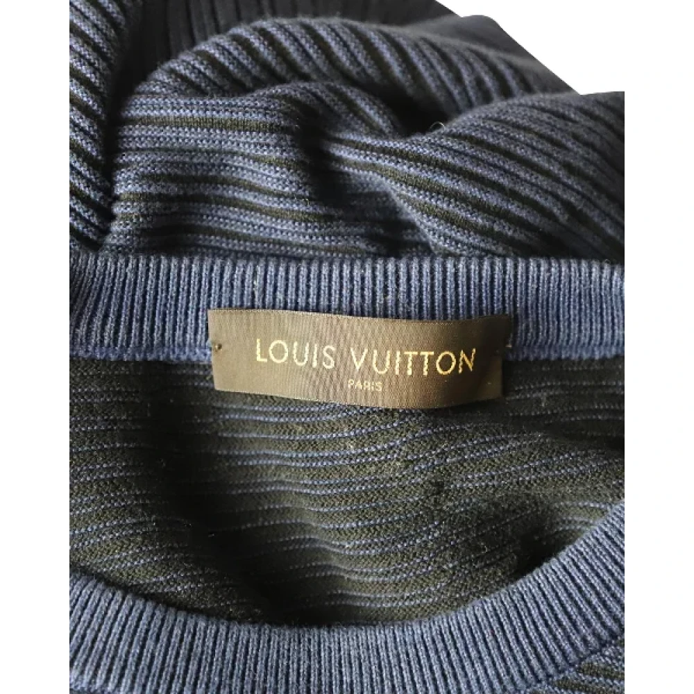 Louis Vuitton Vintage Pre-owned Cotton tops Blue Dames
