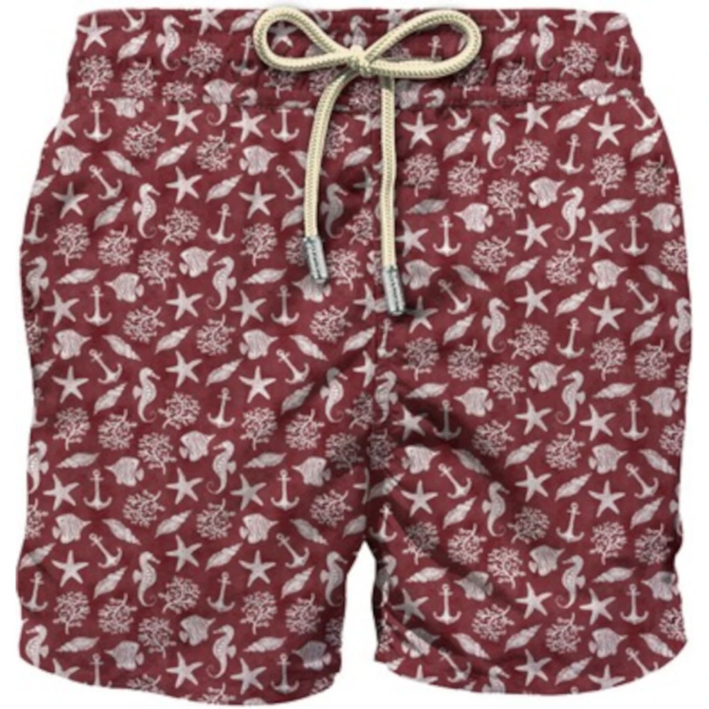 Mc2 Saint Barth Men's Red Swim Shorts - Beachwear - 3XL - Swimwear