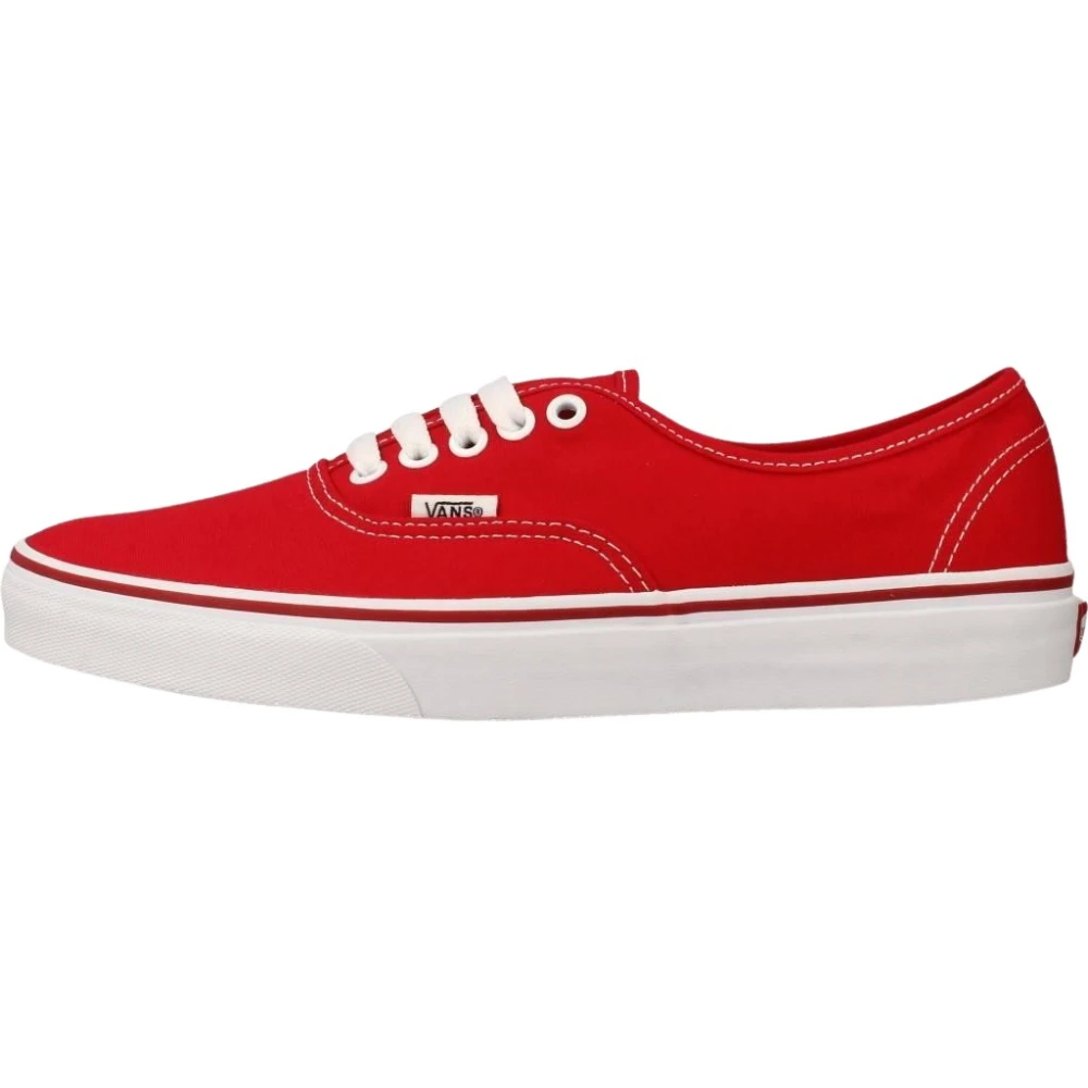 Vans Men's Red Skateboarding, 8 Uk, Authentic Shoe