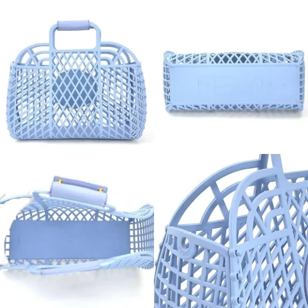 Fendi Vintage Pre-owned Fabric fendi-bags Blue Dames