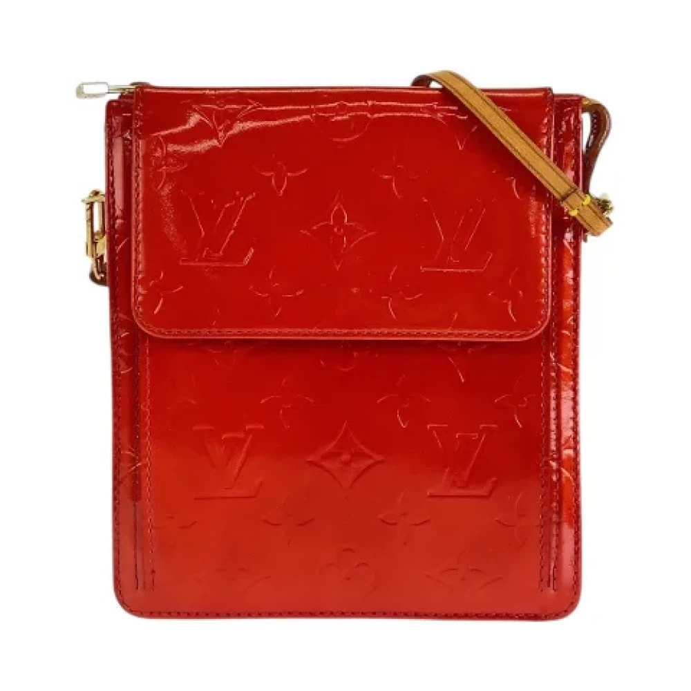 Louis Vuitton Vintage Pre-owned Leather crossbody-bags Red Dames