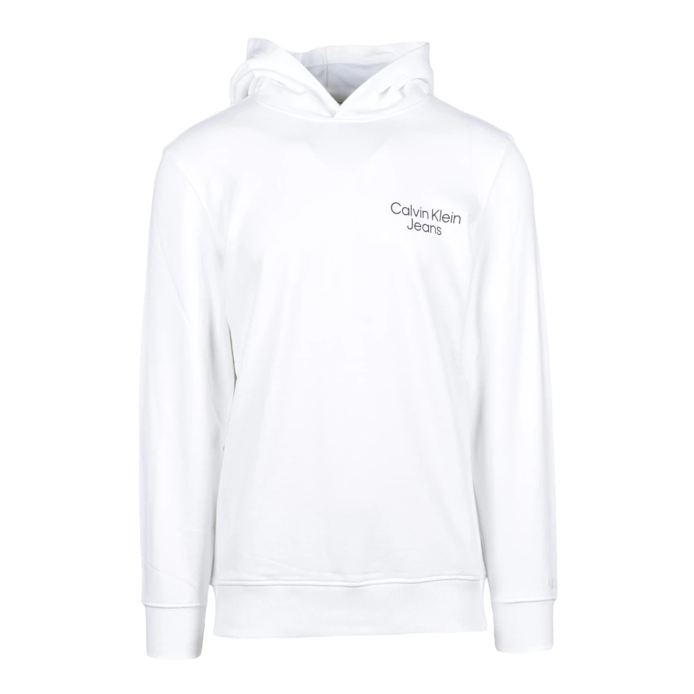 Calvin Klein Jeans Katoenen Sweatshirt White Heren